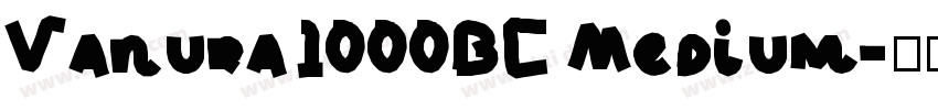 Vanura1000BC Medium字体转换